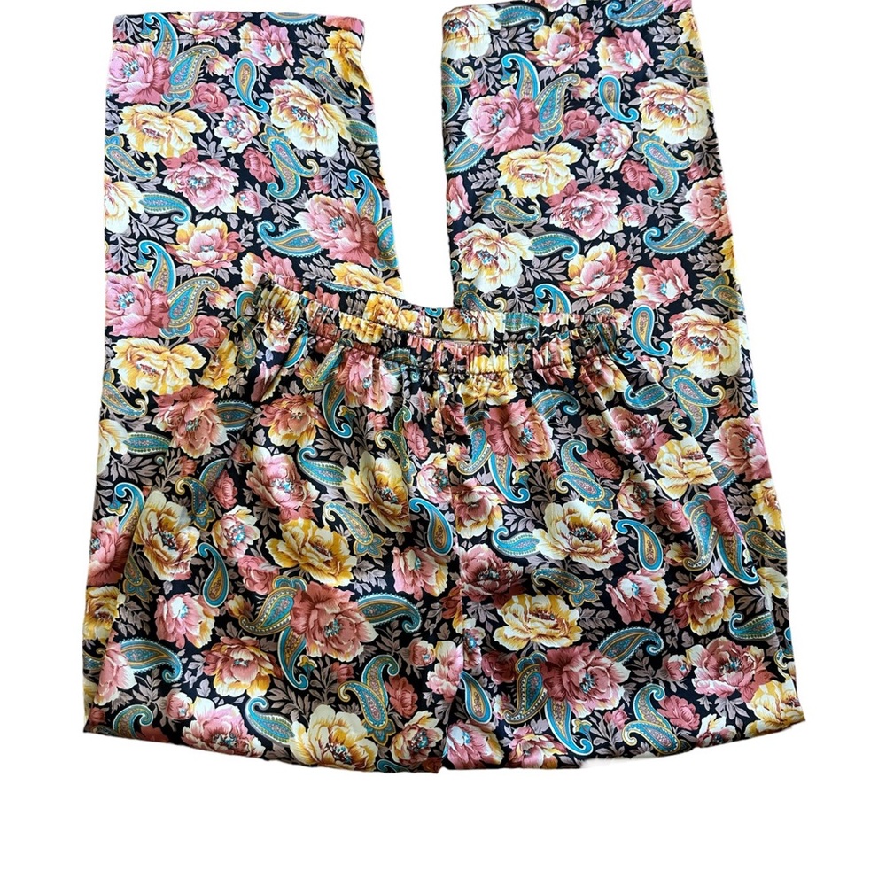 Vintage Victoria’s Secret Boho Floral Sleep Pants Size Small - Picture 4 of 5